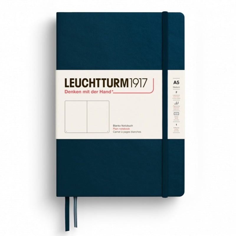 CAIET A5 VELIN COPERTA RIGIDA ALBASTRU MARIN LEUCHTTURM CAIET A5 VELIN COPERTA RIGIDA ALBASTRU MARIN LEUCHTTURM